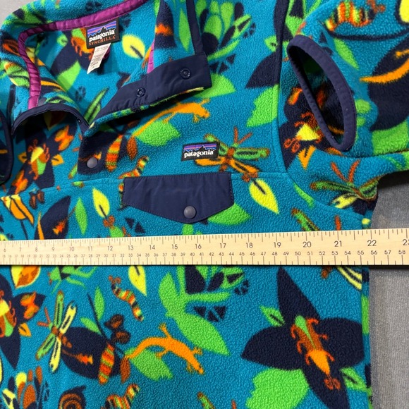 Patagonia Jitterbug Synchilla Snap-T Women's Medium Fleece Pullover Jacket - Picture 6 of 7
